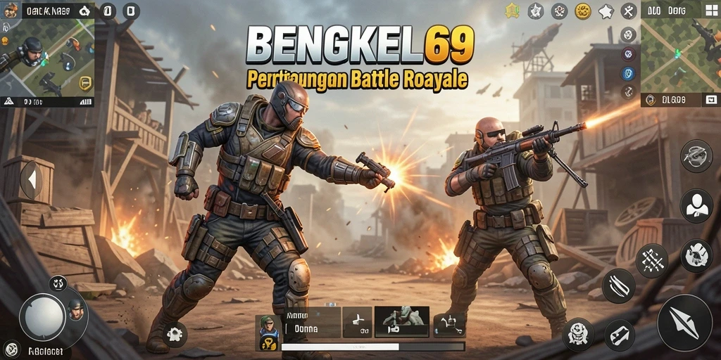 Tampilan gameplay BENGKEL69 yang intens dan menarik.