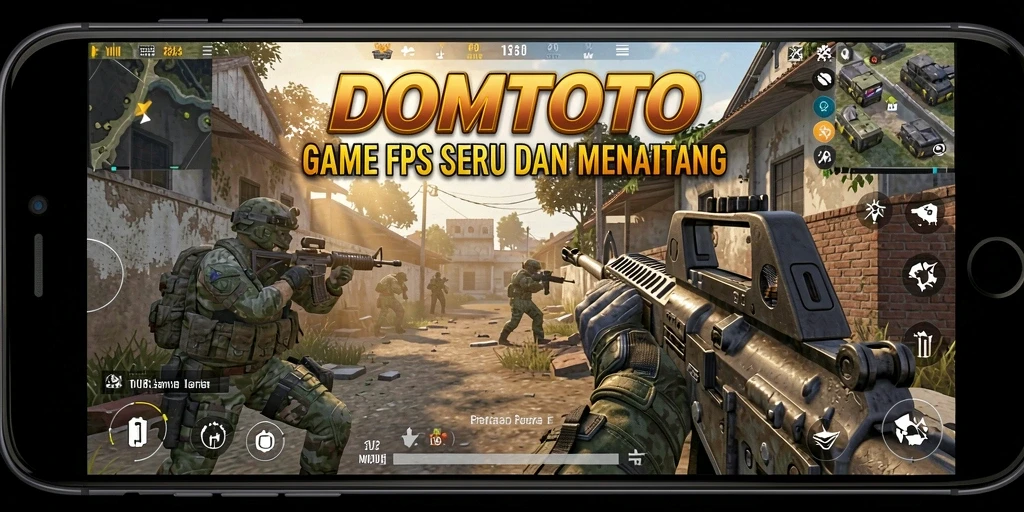 Tampilkan aksi mendebarkan dari <strong>DOMTOTO</strong> dalam pertempuran FPS.