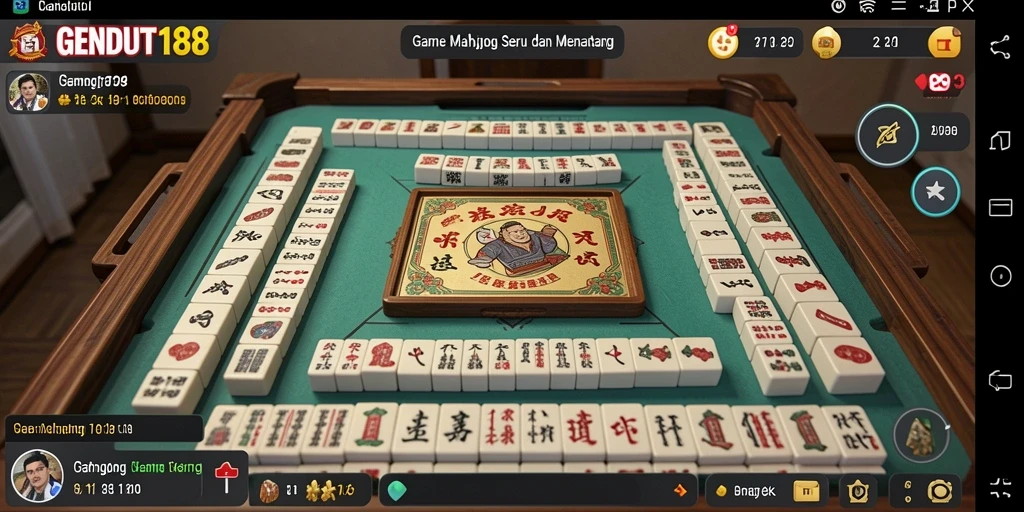 Screenshot GENDUT188 menampilkan gameplay seru <strong>Mahjong</strong>.