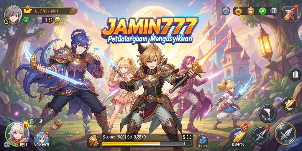 Tampilan menawan dari gameplay Anime yang seru.