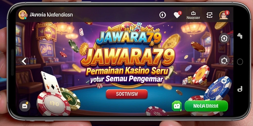 Tampilan gameplay menarik JAWARA79 dengan berbagai permainan Kasino.
