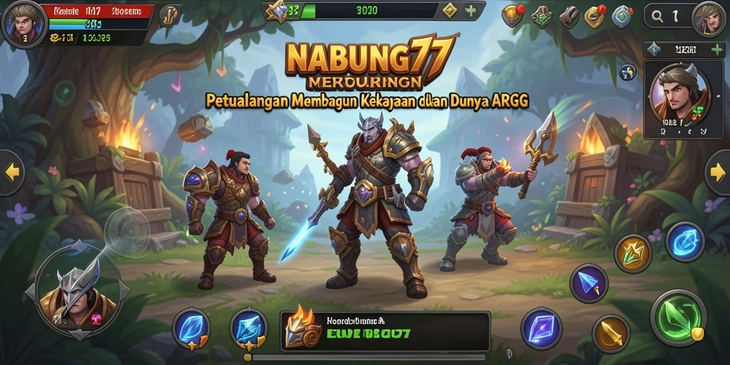 Tampilan menarik dari gameplay ARPG NABUNG77 dengan pertarungan yang intens.