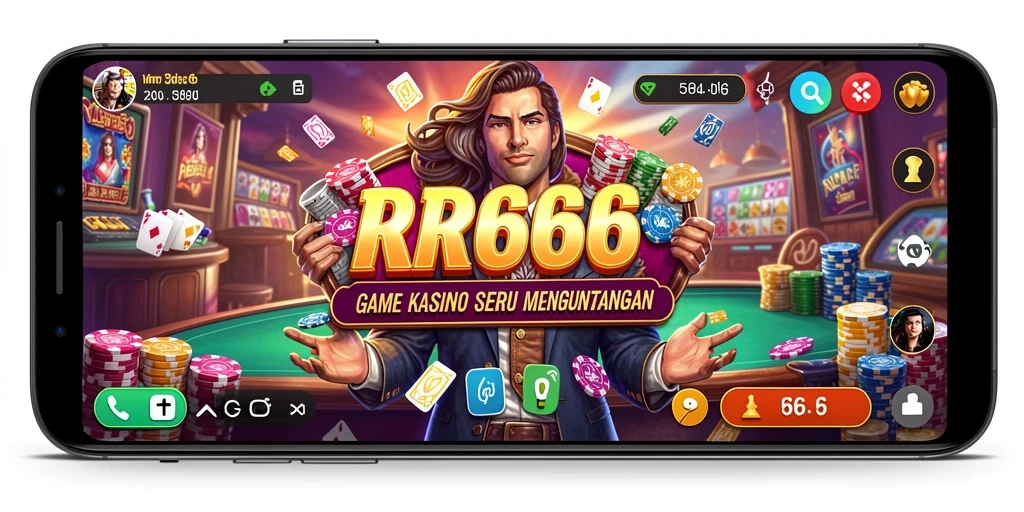 Screenshot gameplay RR666 yang menarik menampilkan berbagai pilihan permainan Kasino.